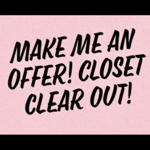 +++Closet Clear out+++